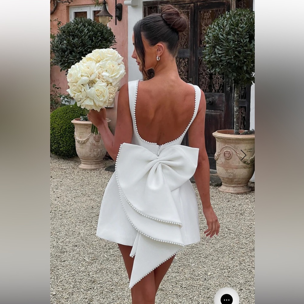 Carrie Mini Dress - Ivory